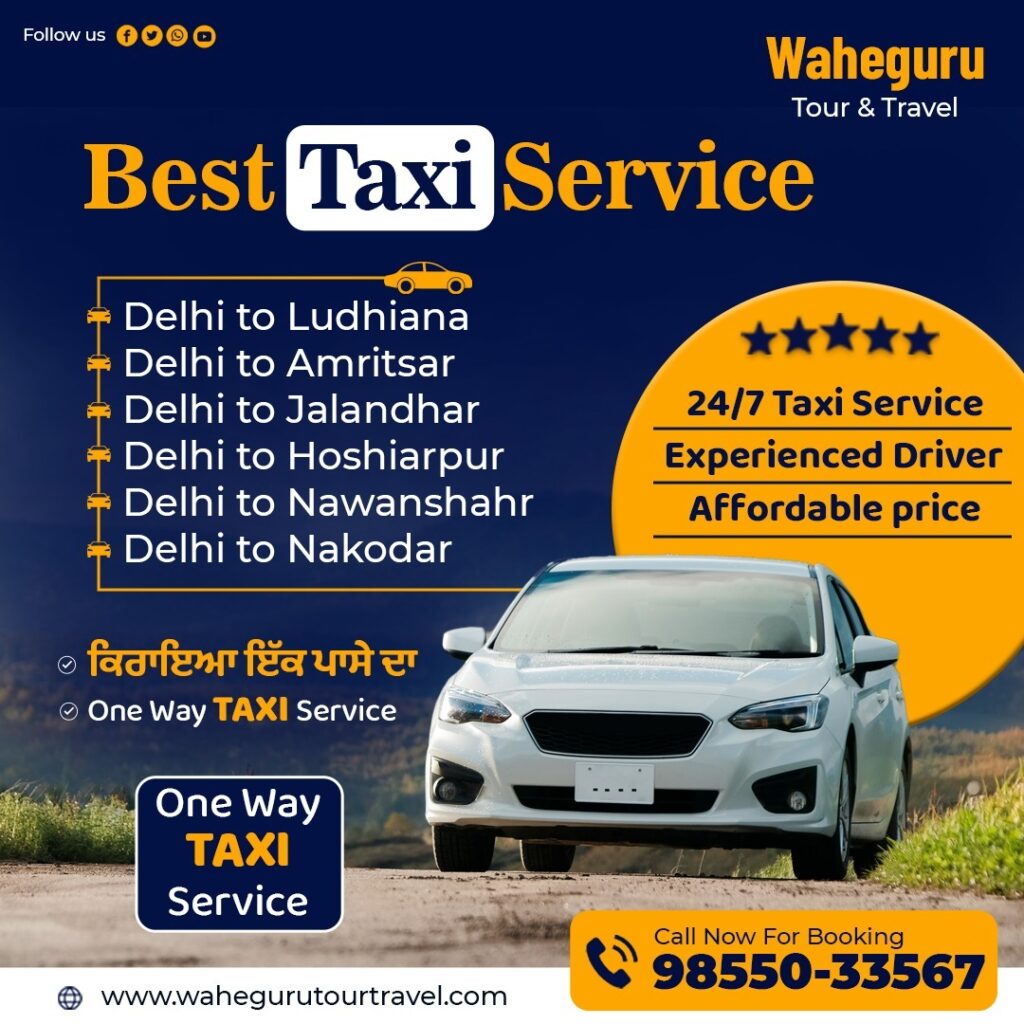 Taxi cab Ludhiana to Delhi