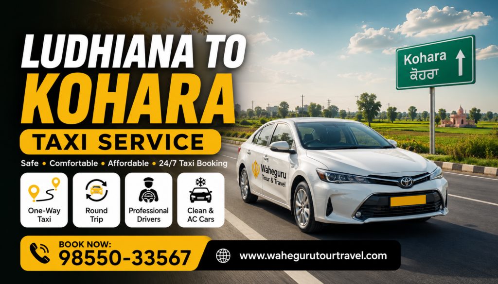 Ludhiana to Kohara Taxi Service